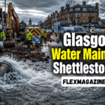 Glasgow Water Main Break Shettleston Road